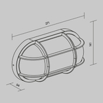 Уличный настенный светильник Outdoor O449WL-01GF1