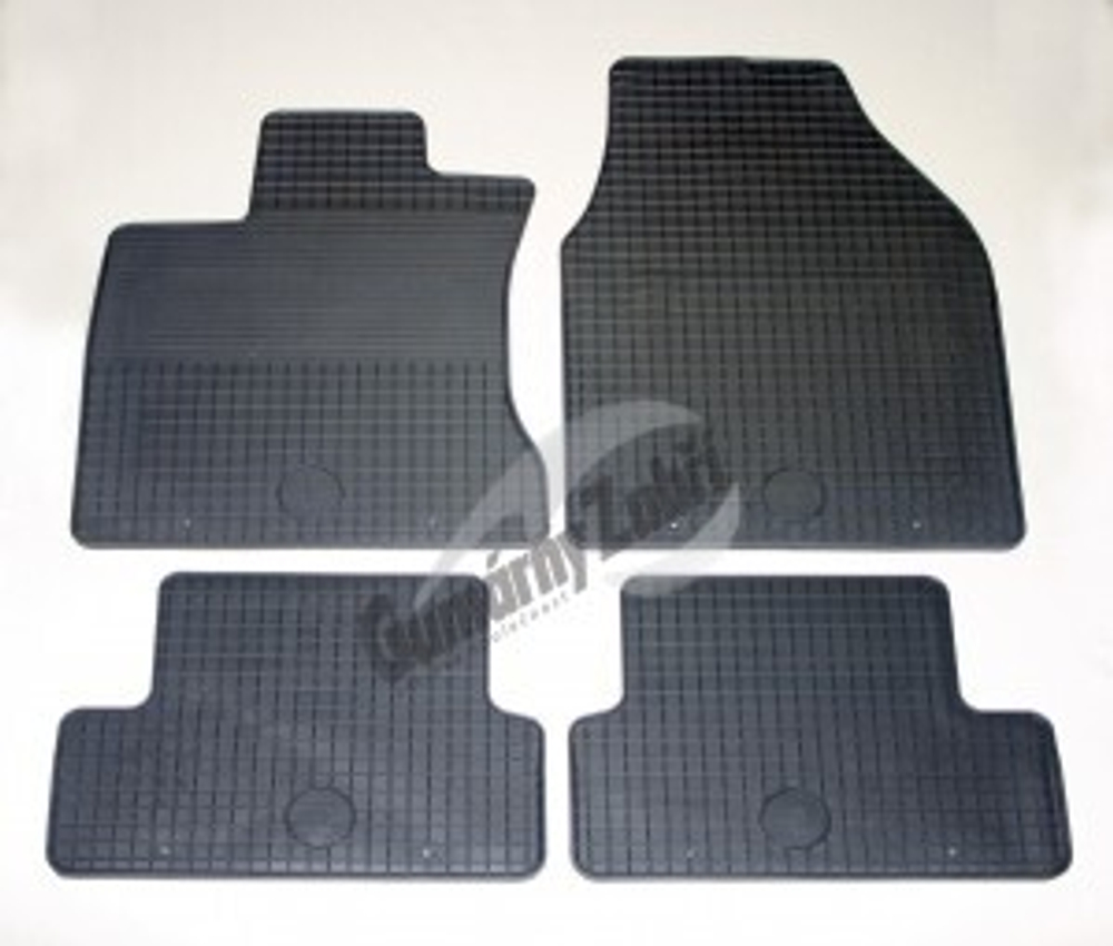 Коврики салона Gumarny Zubri для Nissan Qashqai II 2014- черные. Артикул ST 32-00367