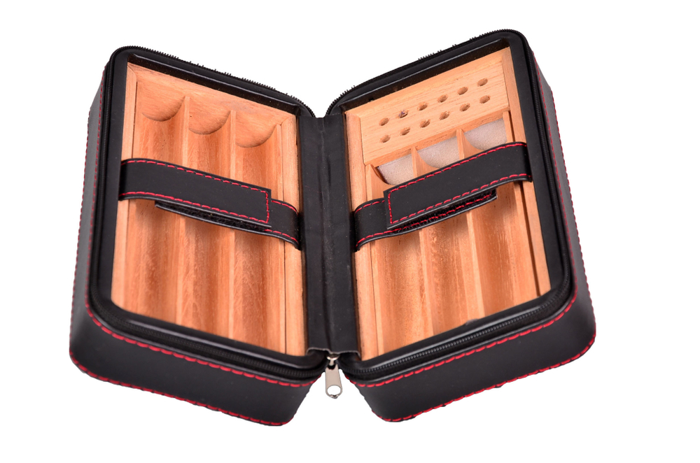 Хьюмидор Tom River дорожный на 6 сигар, Экокожа 560-296