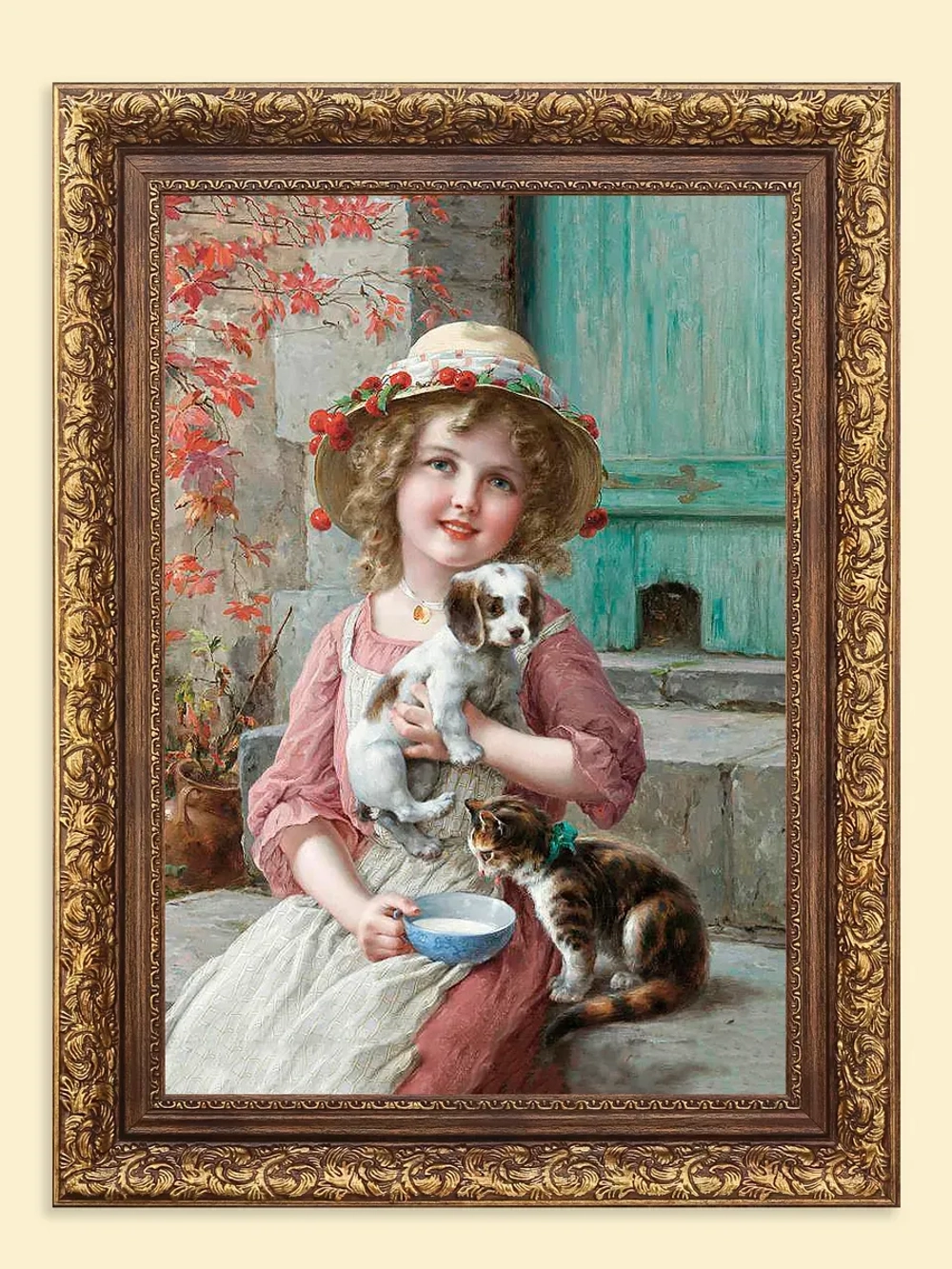 Картина на стену интерьерная на холсте "Дети"