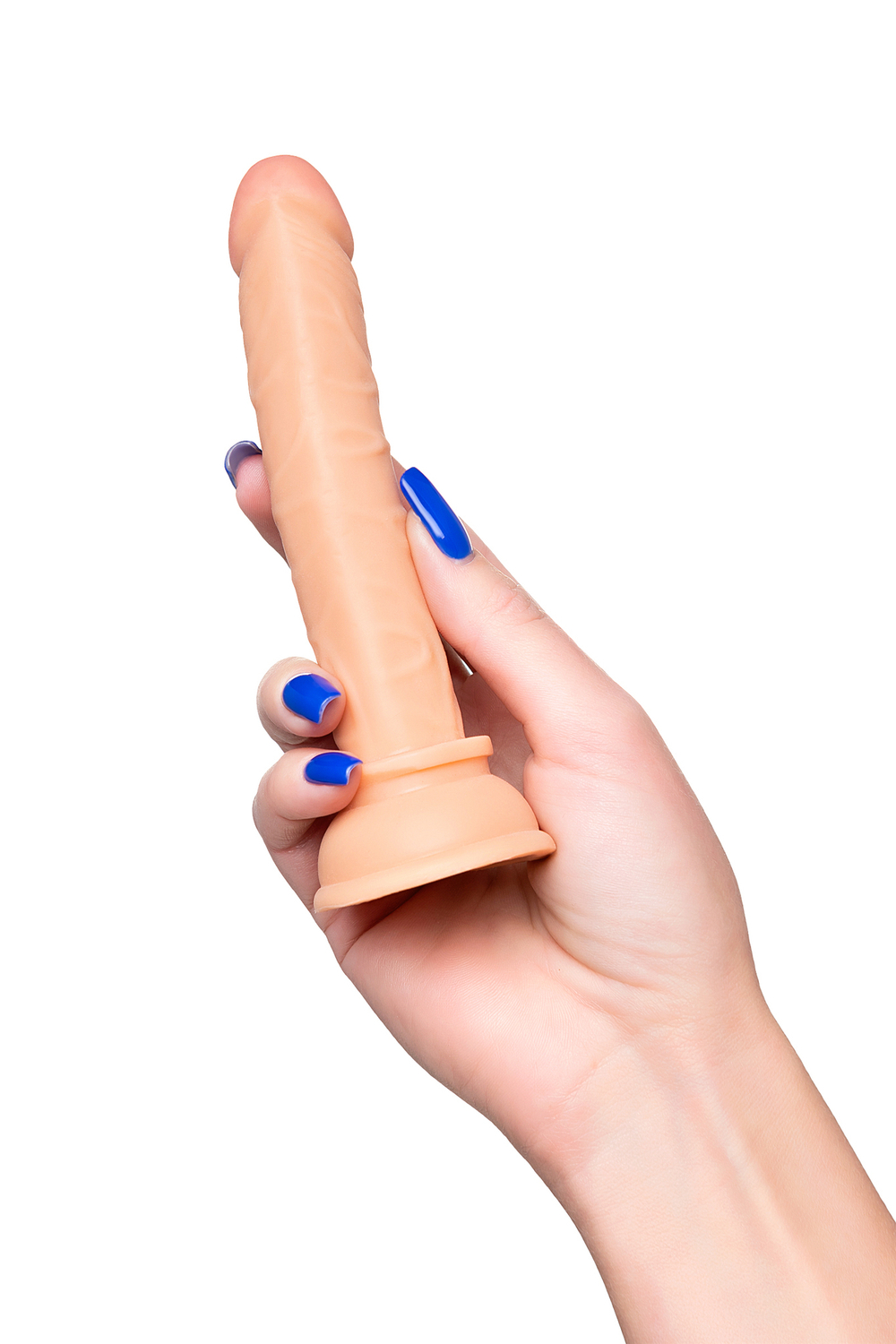 Анальный фаллоимитатор, PVC, телесный, 14 см (в пакете)