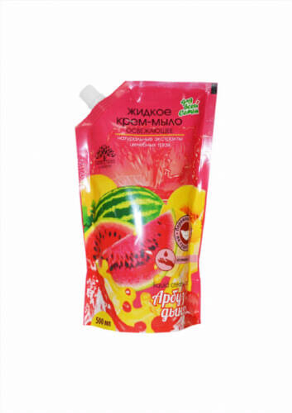 ДВС ж\крем-мыло 0,5л.осв.Арбуз\дыня (дой-пак) (2695) 2872