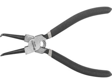 IRBP180 Щипцы загнутые 90° для стопорных колец с ПВХ рукоятками, сжим, 180 мм, 12-65 мм