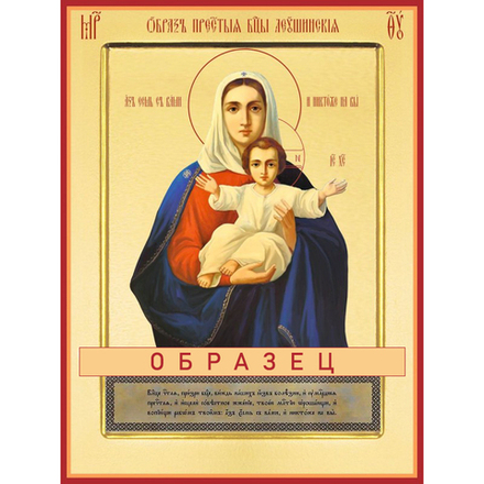 Леушинская икона Божией Матери БМ-154 (бм/Л/1/2)