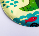 5133361 Нагрудник непромокаемый, мягкий на пороллоне "Крокодил"