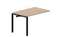 стол Strike 1180х780х750мм (2 громмета) - приставной элемент