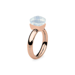 Кольцо Qudo Firenze arctic blue opal 18.5 мм 612186 BL/RG
