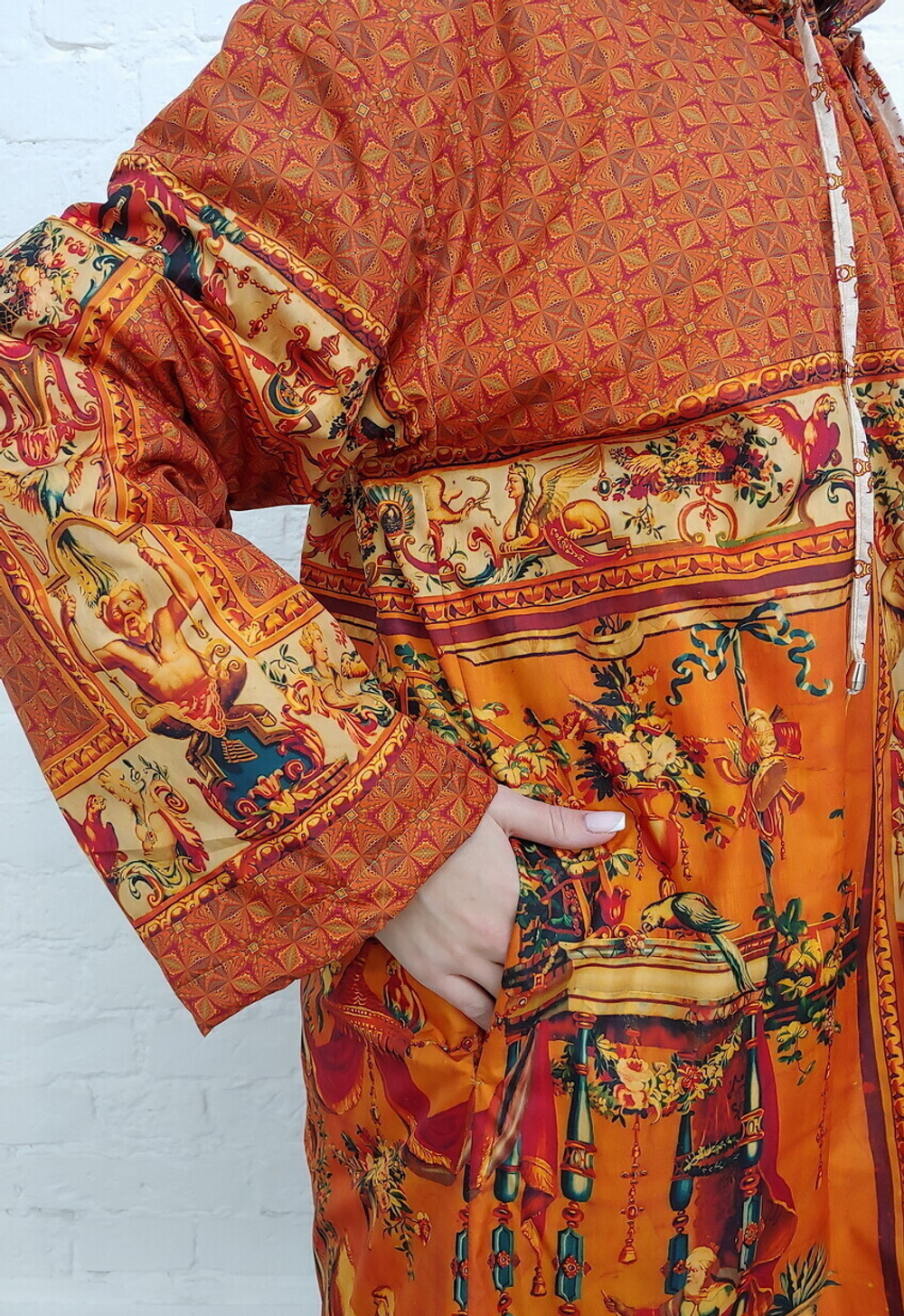 Двустороннее пальто-парка