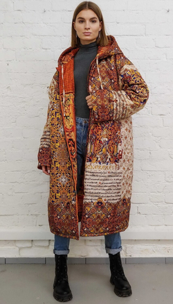 Двустороннее пальто-парка