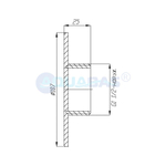 ФП.001.0/1 Заглушка к форсунке для подключения пылесоса AISI-316