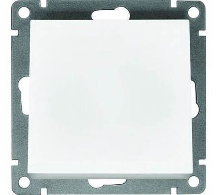 Выключатель одноклавишный "UNIVersal" серия  Афина с/у 10А 220В  белый (еврослот)