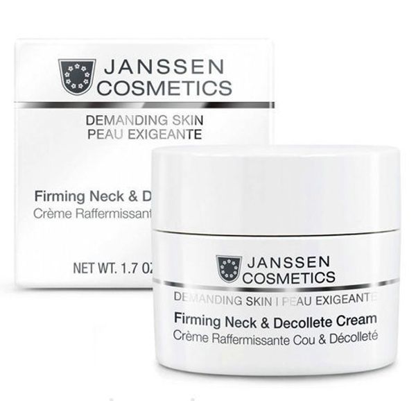 Крем для лица, шеи и декольте Firming Neck And Decollete Cream, Demanding Skin, Janssen Cosmetics, 50 мл