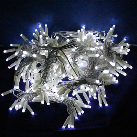 Электрогирлянда занавес внеш.300 LED SYCL-014 1,5х2м белый