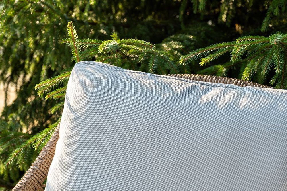 "Венеция" лаунж-зона из искусственного ротанга, цвет соломенный