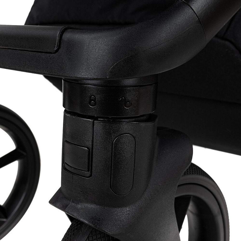 Детская коляска Roan Esso 2025 Кожа 3 в 1 с автокреслом Tutis Elo Lux EduSky Grey ESSK/214/1 Misti Mint/Grey/руч.Черный