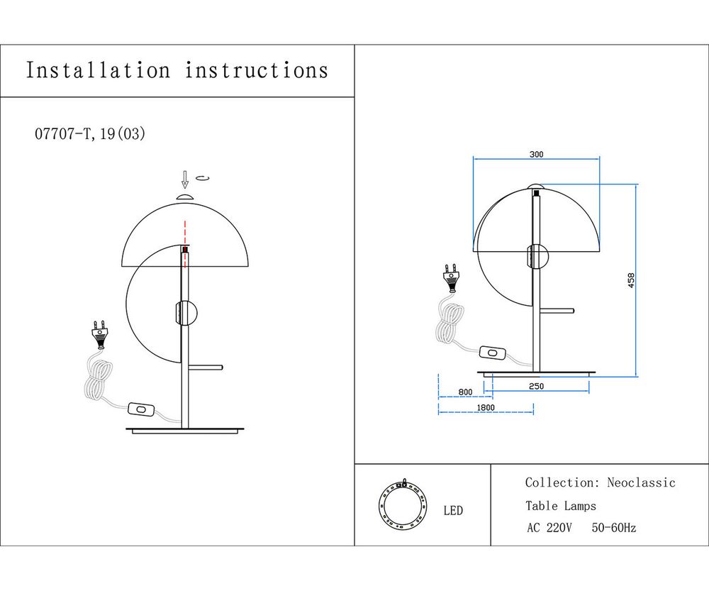 Kink Light 07707-T,19(03) Настольная лампа Локси