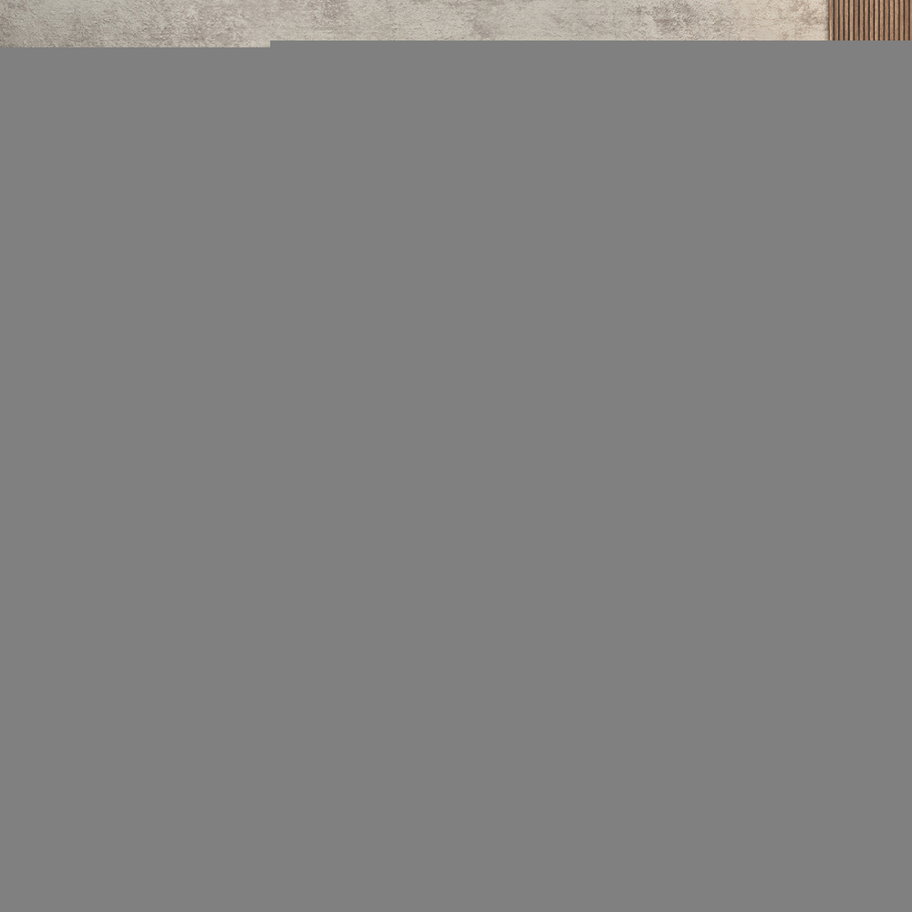 Шкаф Агератум МДФ четырехсекционный с антресолью и стеллажом Лайн флай (0,27) А10029 матовая - Орех Экко 9459  260*50*220