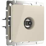 ТВ-розетка оконечная (слоновая кость)