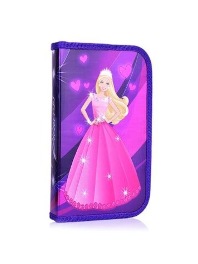 Пенал 1-секц, большой, печать на фольге (Белокурая принцесса) (ПО-62)