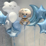 Фольгированный шар-фигура «Малыш мальчик», 66 см