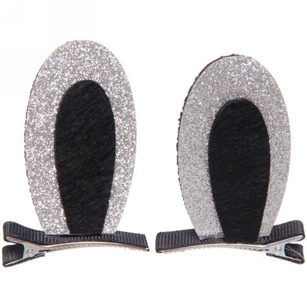 Зажимы для волос 2 шт на блистере детские «Boom- Зайка», микс 5 цветов, 5см