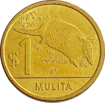 1 песо 2012 Уругвай