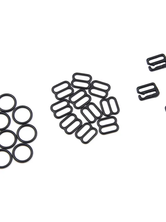Набор металлофурнитуры черный 170, 10 мм