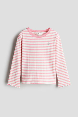 H&M Трикотажный топ, розовый