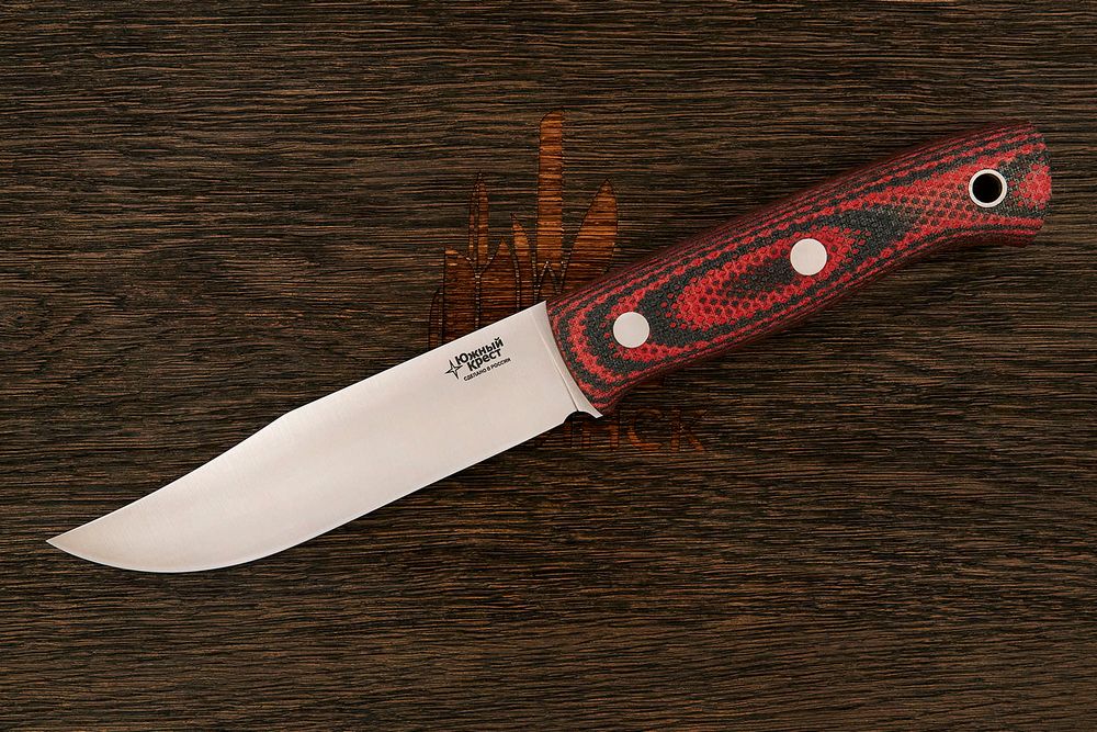 Нож туристический Южный крест Fox, клинок 135мм, сталь VG-10, рукоять микарта