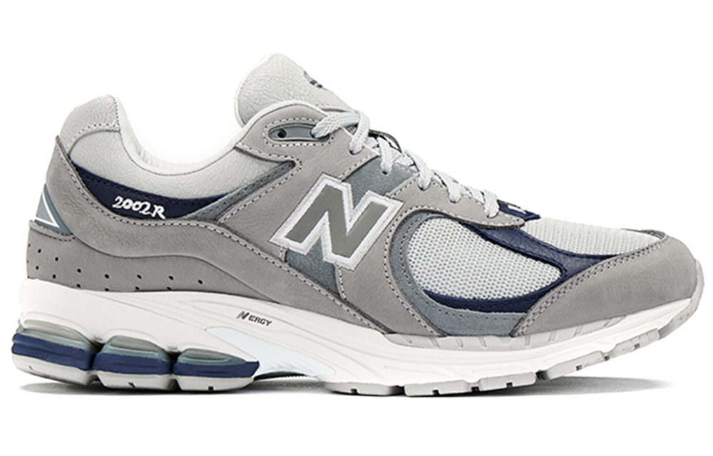 Thisisneverthat x New Balance NB 2002R trendy retro cushioning fabric leather non-slip wear-resistant breathable lightweight low-cut casual running shoes for men and women the same gray blue