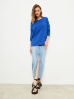 Лонгслив оверсайз с рукавом 3/4