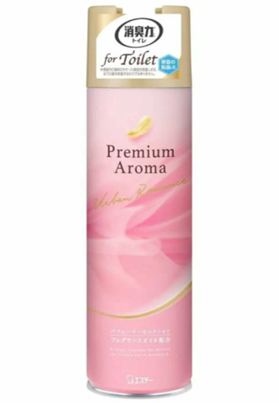 Освежитель воздуха для туалета аэрозольный с антибактериальным эффектом Городской романс 365 мл ST Shoushuuriki Premium Aroma