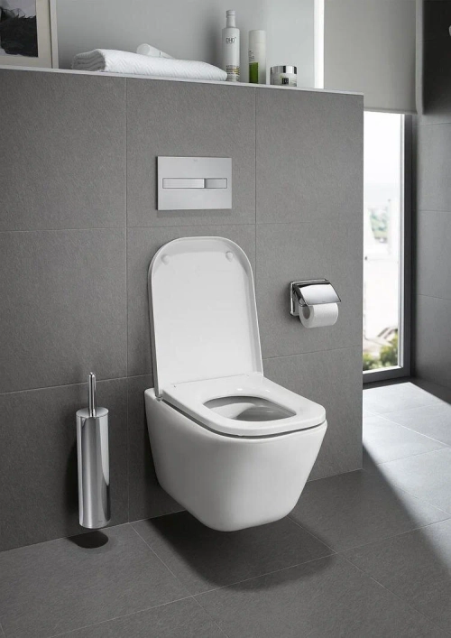 Унитаз подвесной GAP rimless ROCA безободковый +сиденье