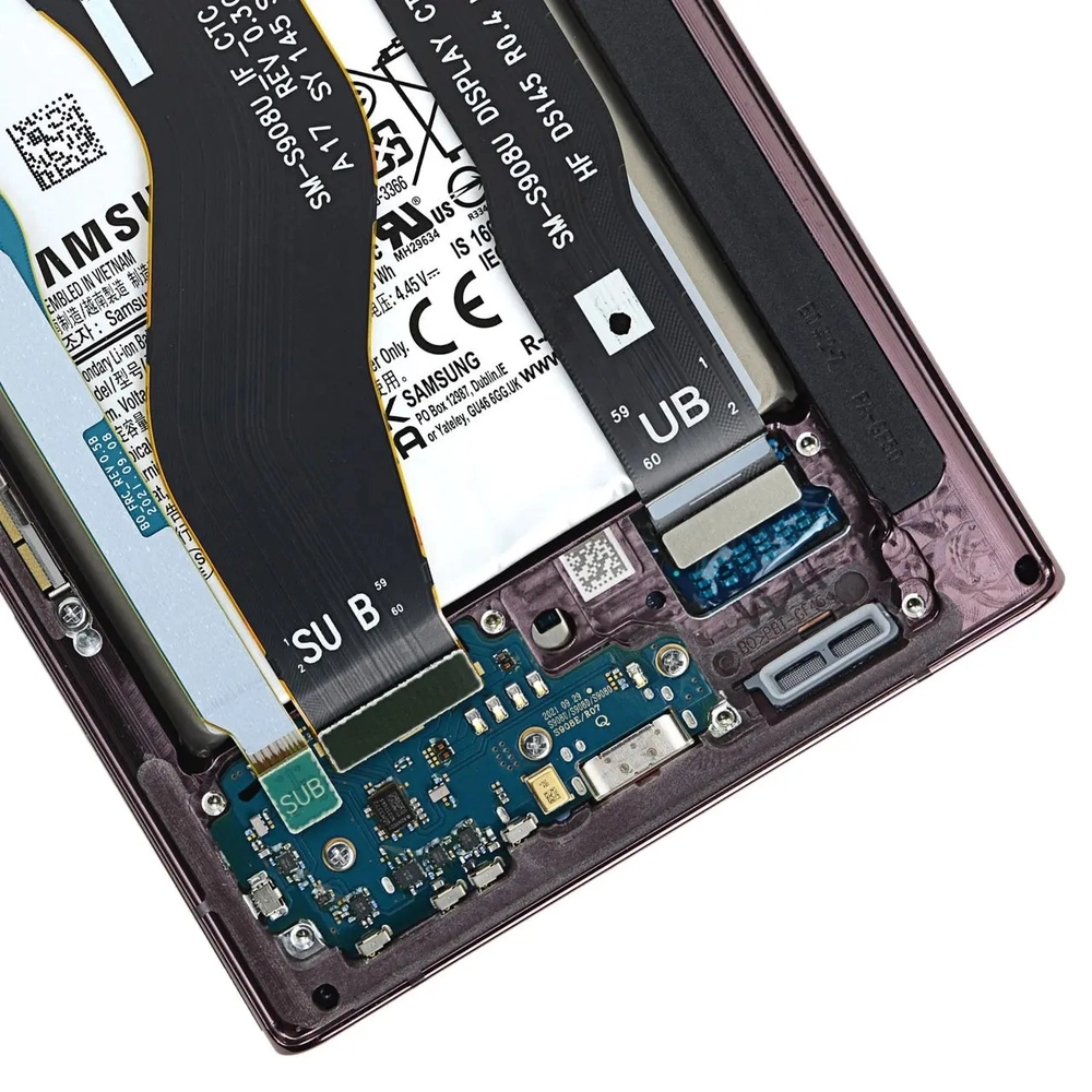 Samsung Galaxy S22 Ultra (SM-S908B) / Нижняя плата (субплата) (ORIG-SP)
