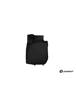 Коврик в салон для RENAULT Logan, 2004-2009, 2010-2014, передний левый, 1 шт. (полиуретан) ELEMENT3D4105210KFL