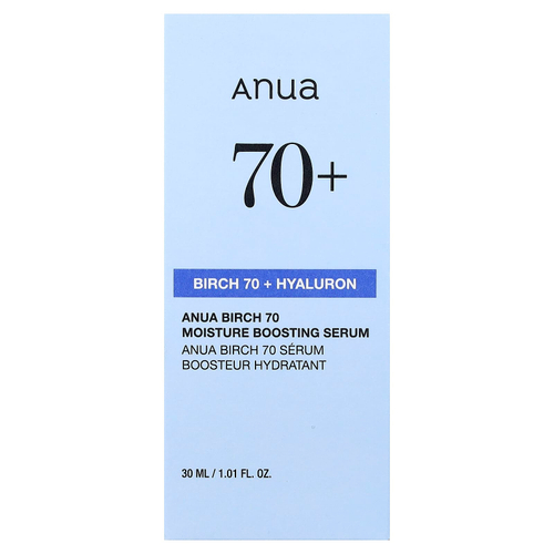 Anua, Увлажняющая сыворотка Birch 70, 30 мл (1,01 жидк. Унции)