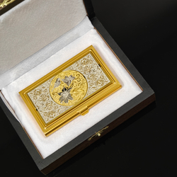 Визитница (Златоуст) "Цветы"