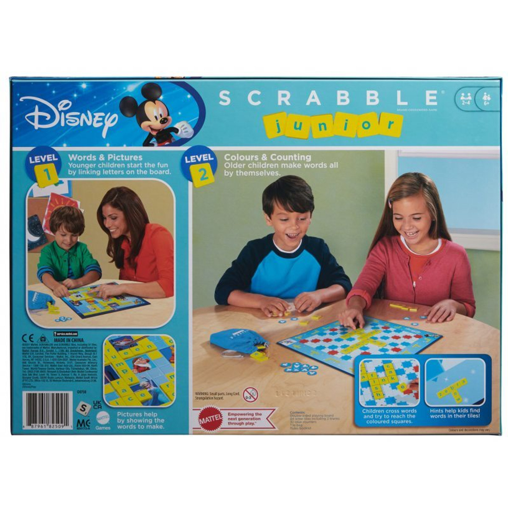 Mattel - Игра Scrabble Junior Disney ver. ПЛ HBF11