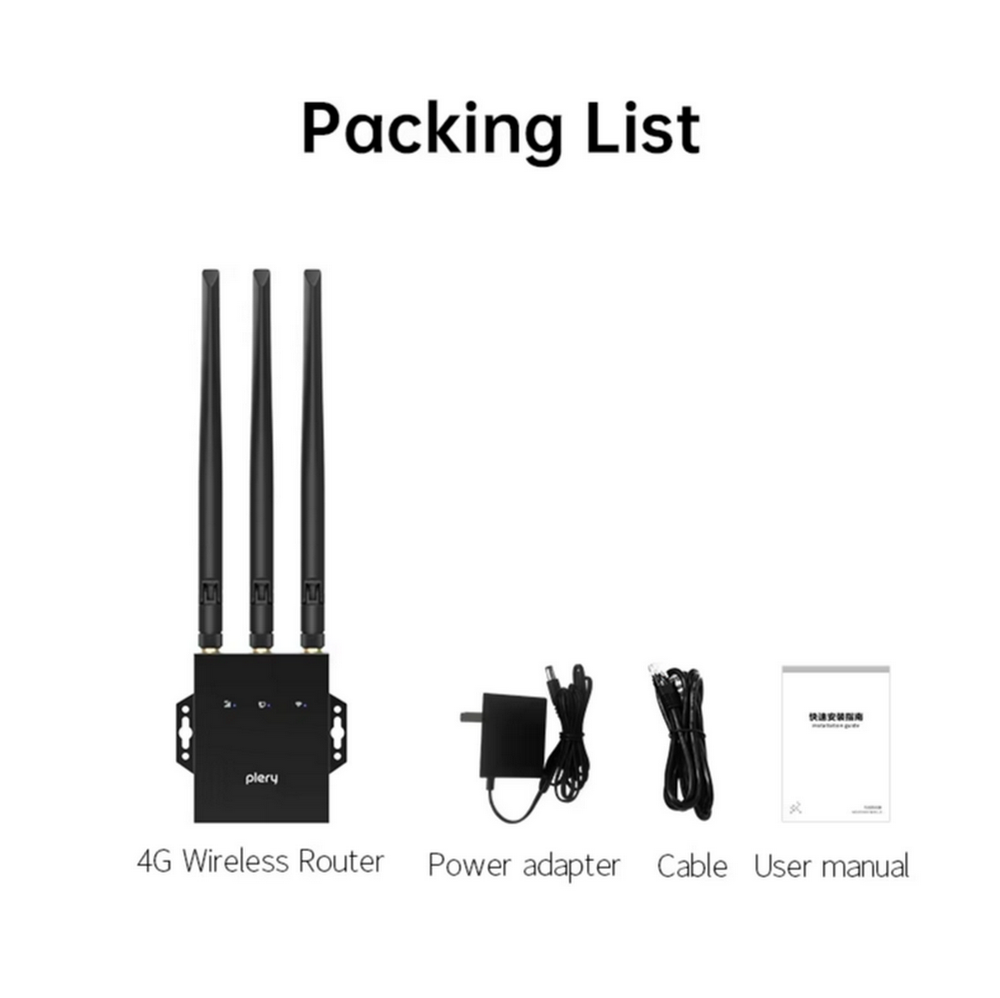 Wi-Fi роутер 4G Industrial RoHS Plery WS-G R802