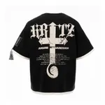 Футболка Heartz «Amane» Layered Kimono Черная