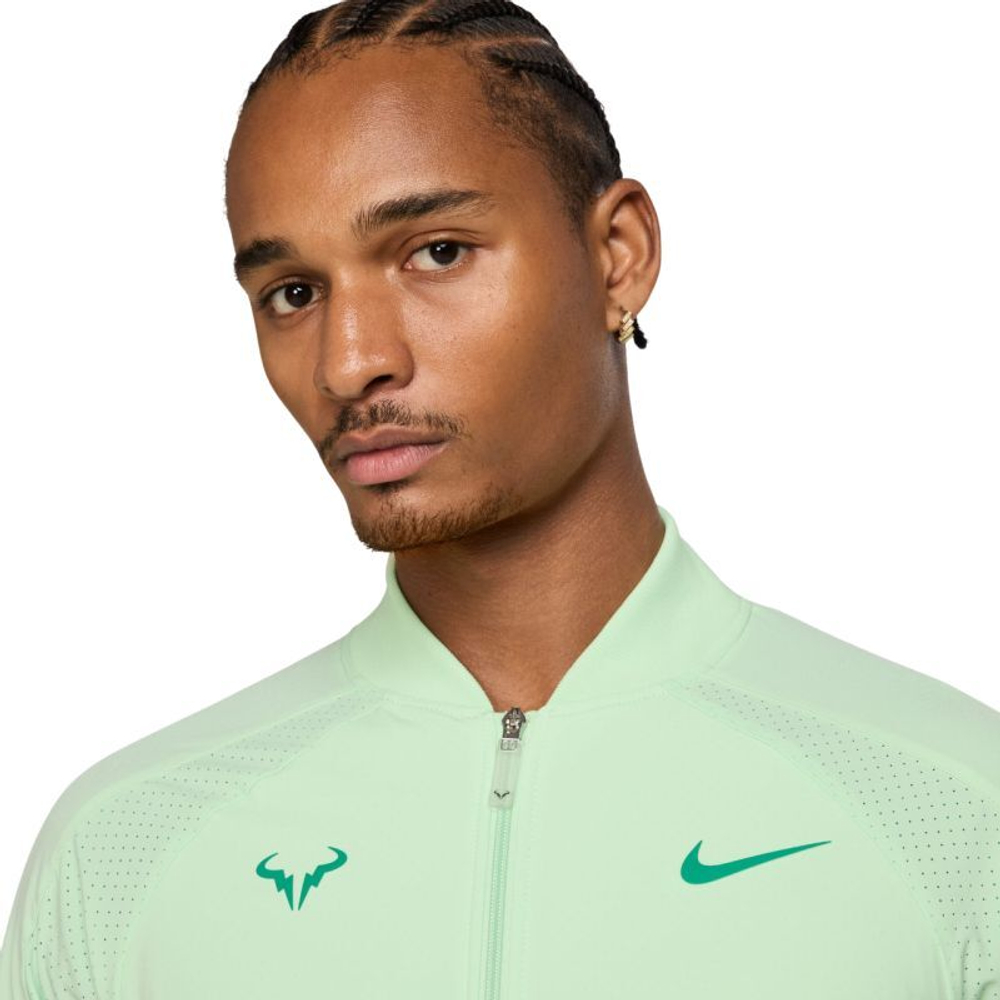 Мужская теннисная кофта Nike Court Dri-Fit Rafa - зеленый
