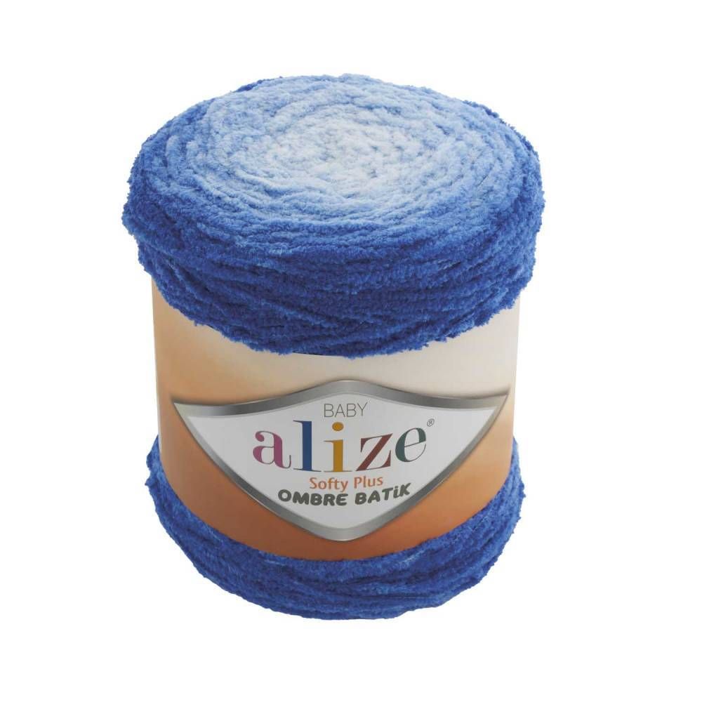 ALIZE &quot;SOFTY PLUS OMBRE BATİK&quot;, 100% микрополиэстер, 500 гр. 600 м, Василек