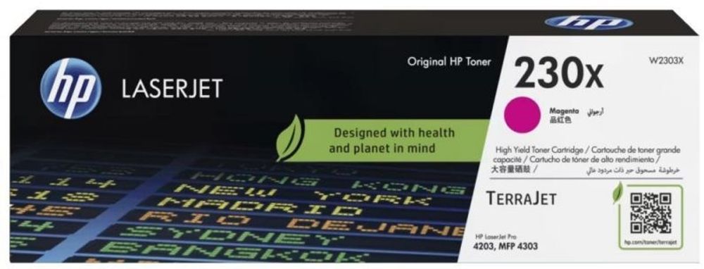 Картриджи HP W2303X пурпурный (magenta)