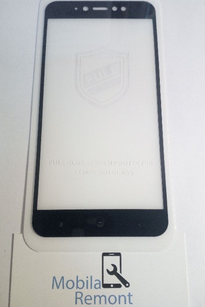 Защитное стекло &quot;Полное покрытие&quot; для Xiaomi Redmi Note 5A Prime/5A Черное
