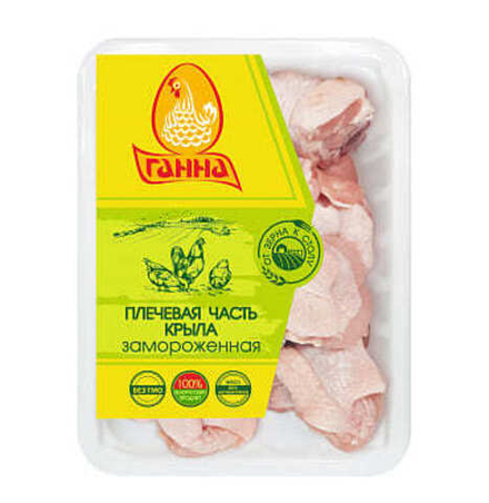 Плечевая часть крыла цыпленка-бройлера Ганна