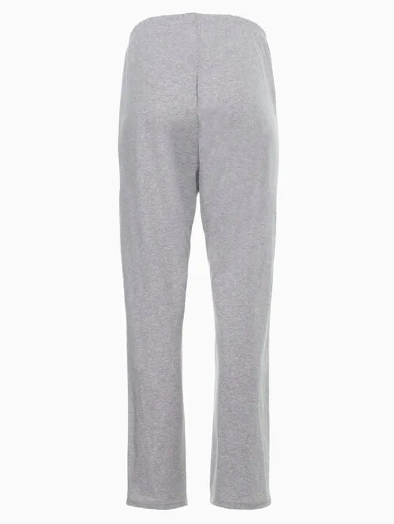 Брюки домашние женские, цвет серый меланж, размер 48