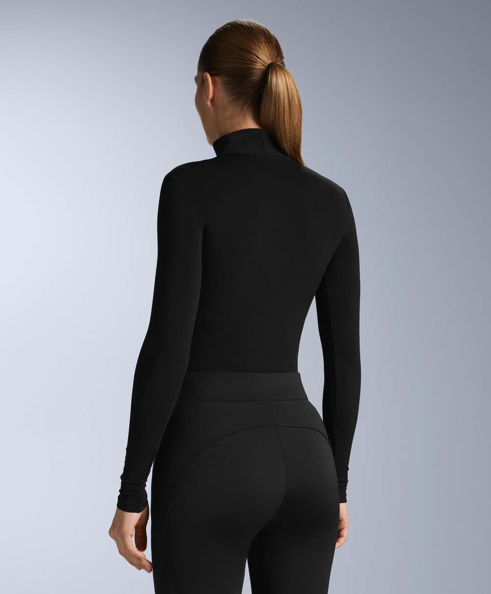 Oysho Термофутболка с длинным рукавом, черный