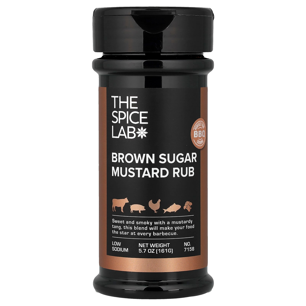 The Spice Lab, коричневый сахар и горчица, 161 г (5,7 унции)