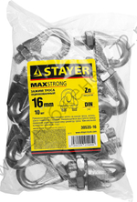 STAYER DIN 741 16 мм, зажим троса, 10 шт (30535-16)