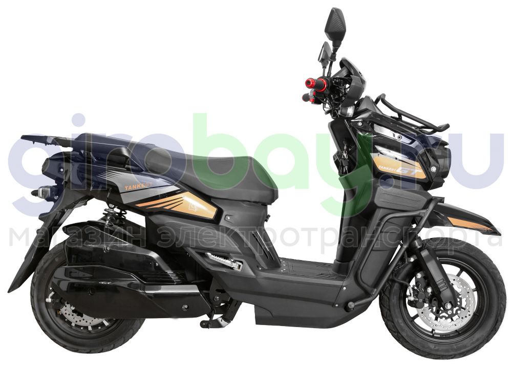 Электроскутер GT Tank 3000W (72V/60Ah) - Чёрный фото №9